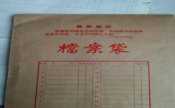 档案袋