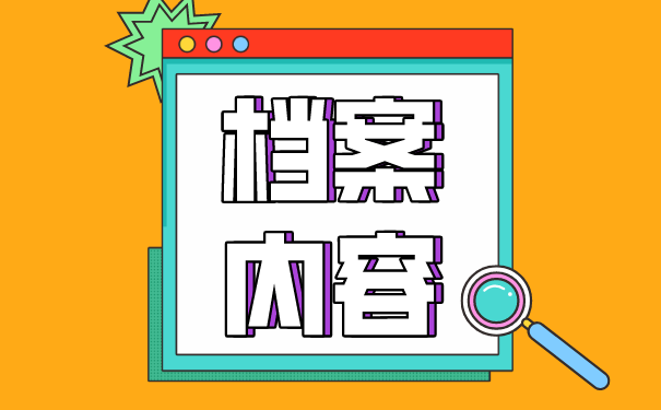 档案内容
