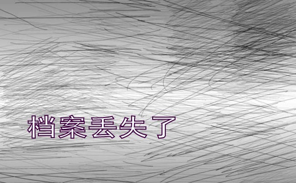 补办档案