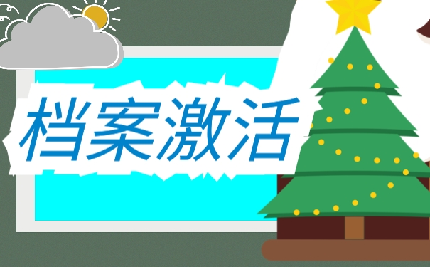 档案激活流程