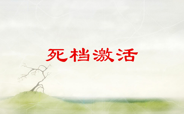 死档激活