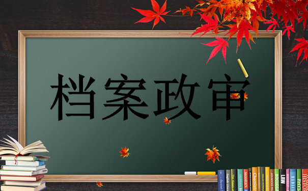 档案政审