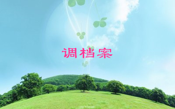 调档案