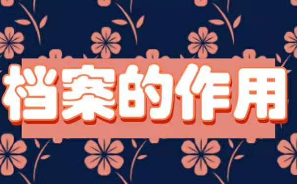 档案的重要性