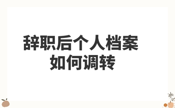个人档案