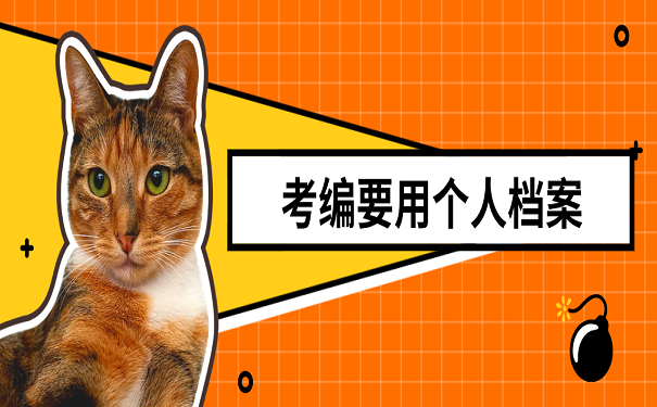 考编要用个人档案