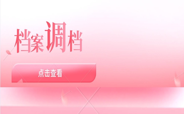 档案调档