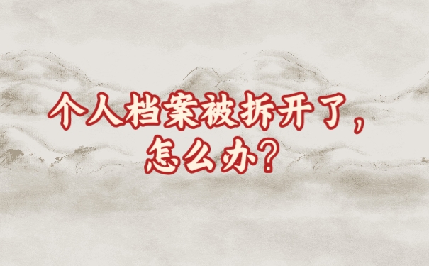 个人档案