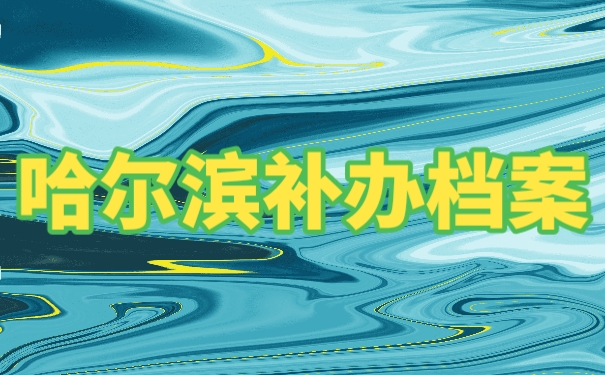 补办档案