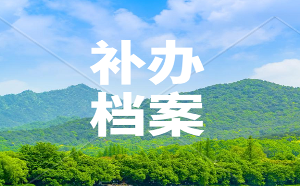 补办档案