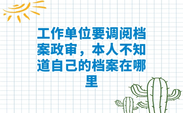 档案