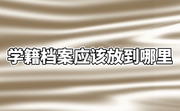 学籍档案
