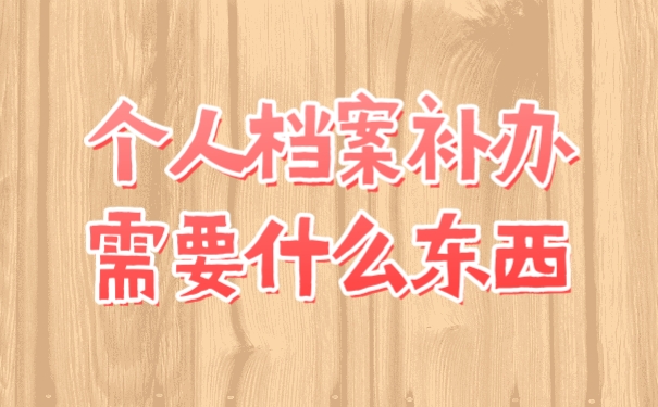 个人档案
