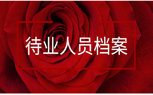 待业人员档案
