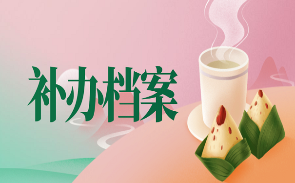 补办档案