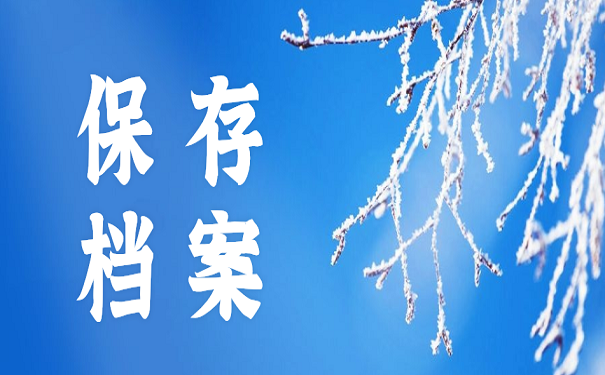 保存档案