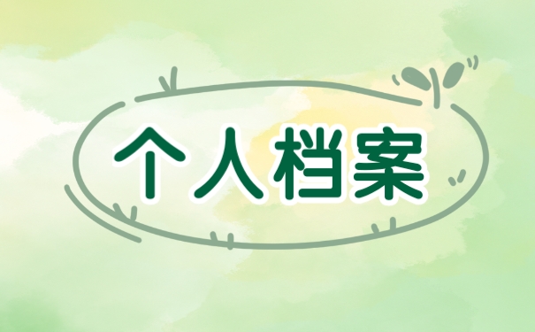 个人档案