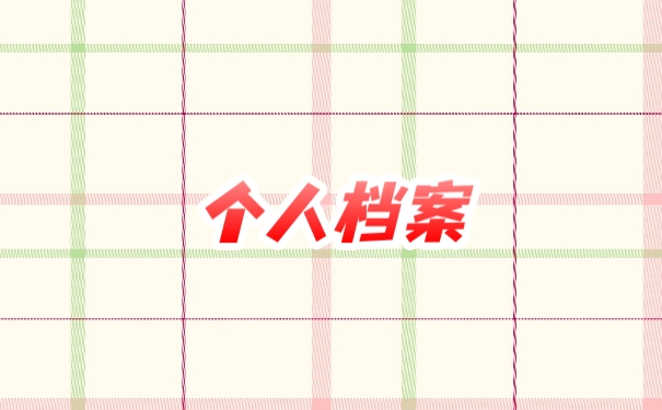 个人档案