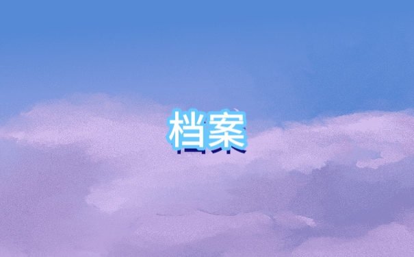 档案