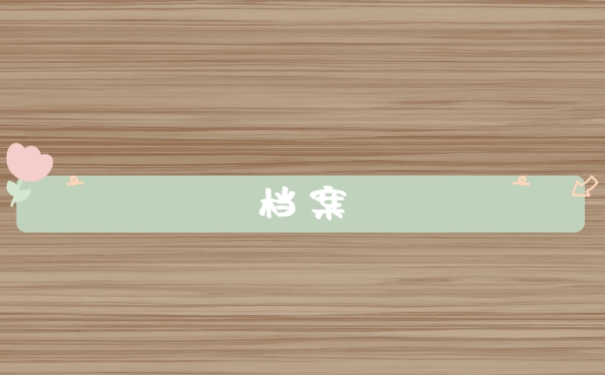 档案