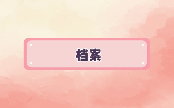 档案