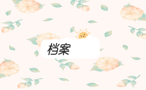 档案