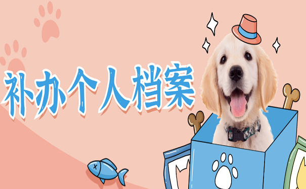补办个人档案