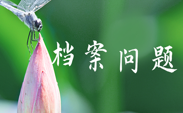 档案问题