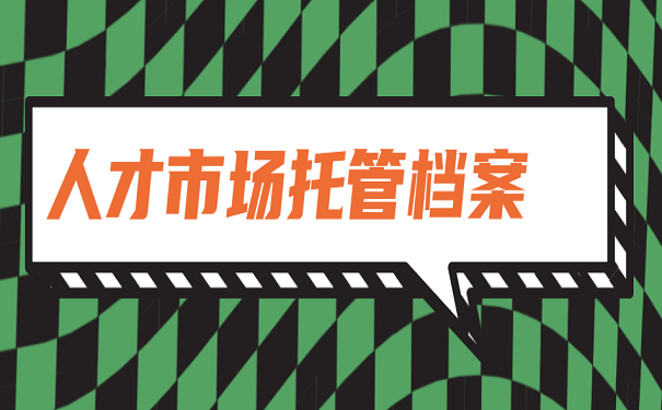 人才市场托管档案