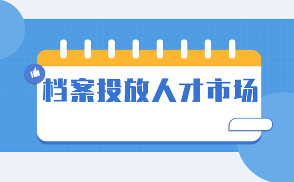 档案投放人才市场