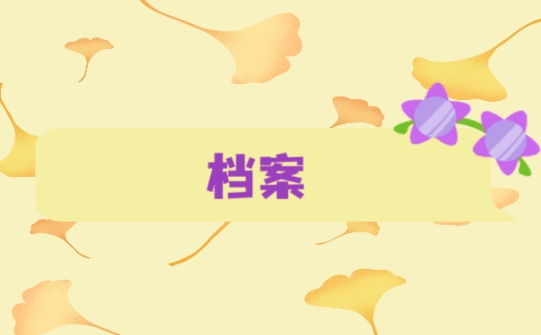 档案