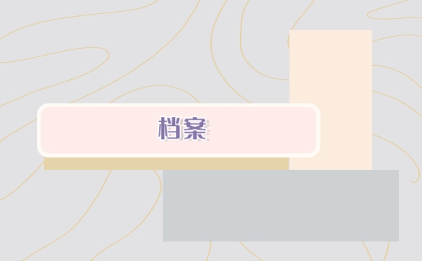 档案