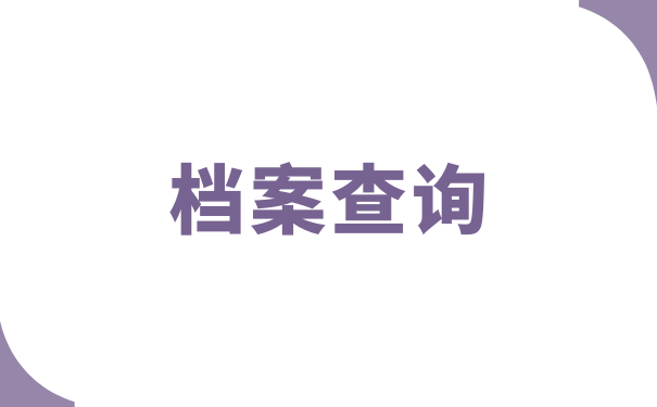 档案查询
