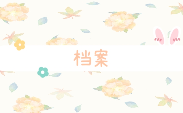 档案