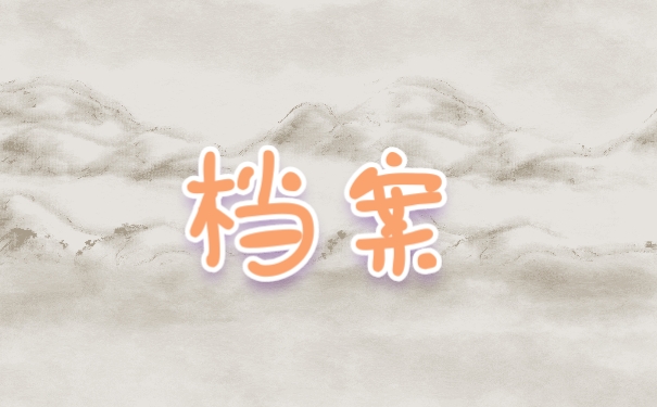档案