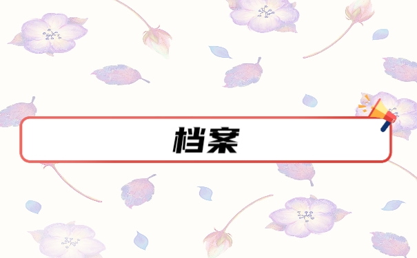 档案