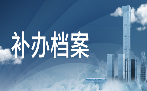 补办档案