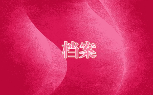 档案