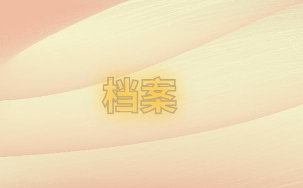 档案