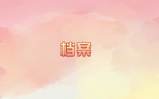 档案