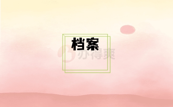 档案