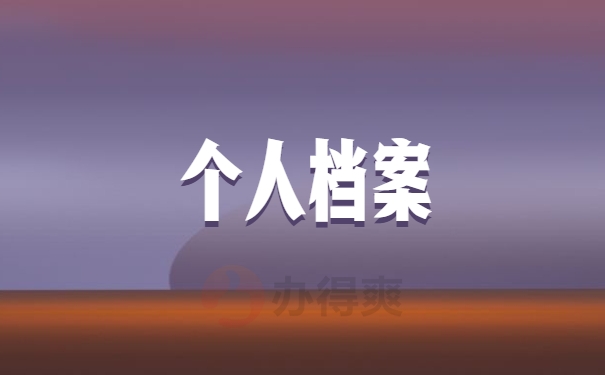 个人档案