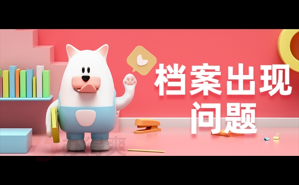 档案出现问题