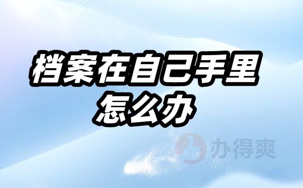 档案在自己手里