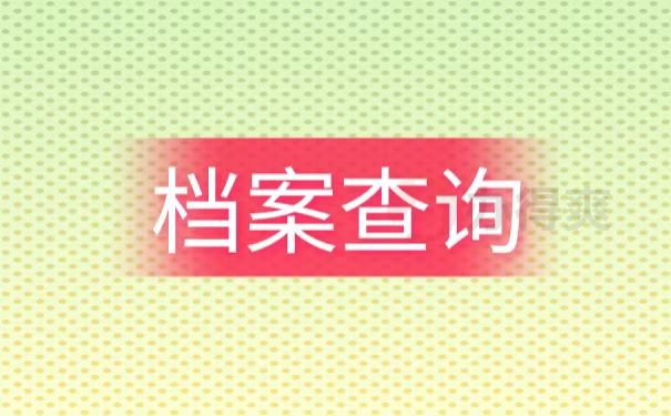 档案查询