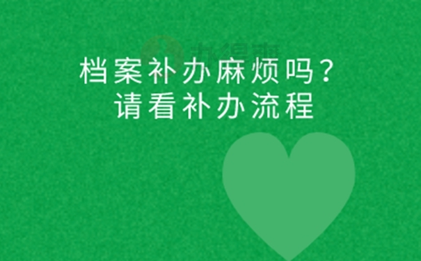 政府把档案弄丢了怎么办？ 