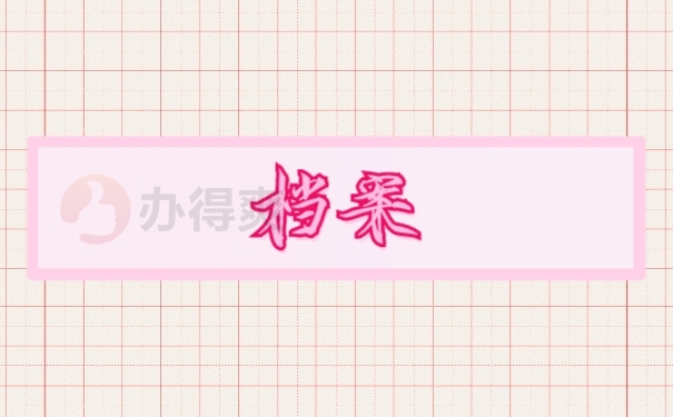 档案