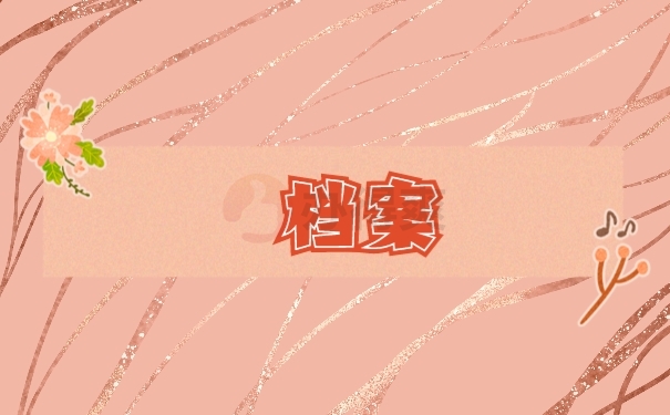 档案