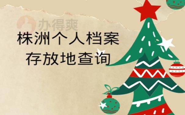 株洲个人档案存放地查询