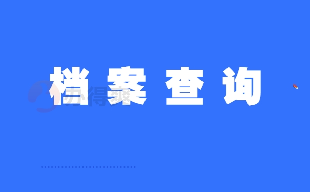 档案查询